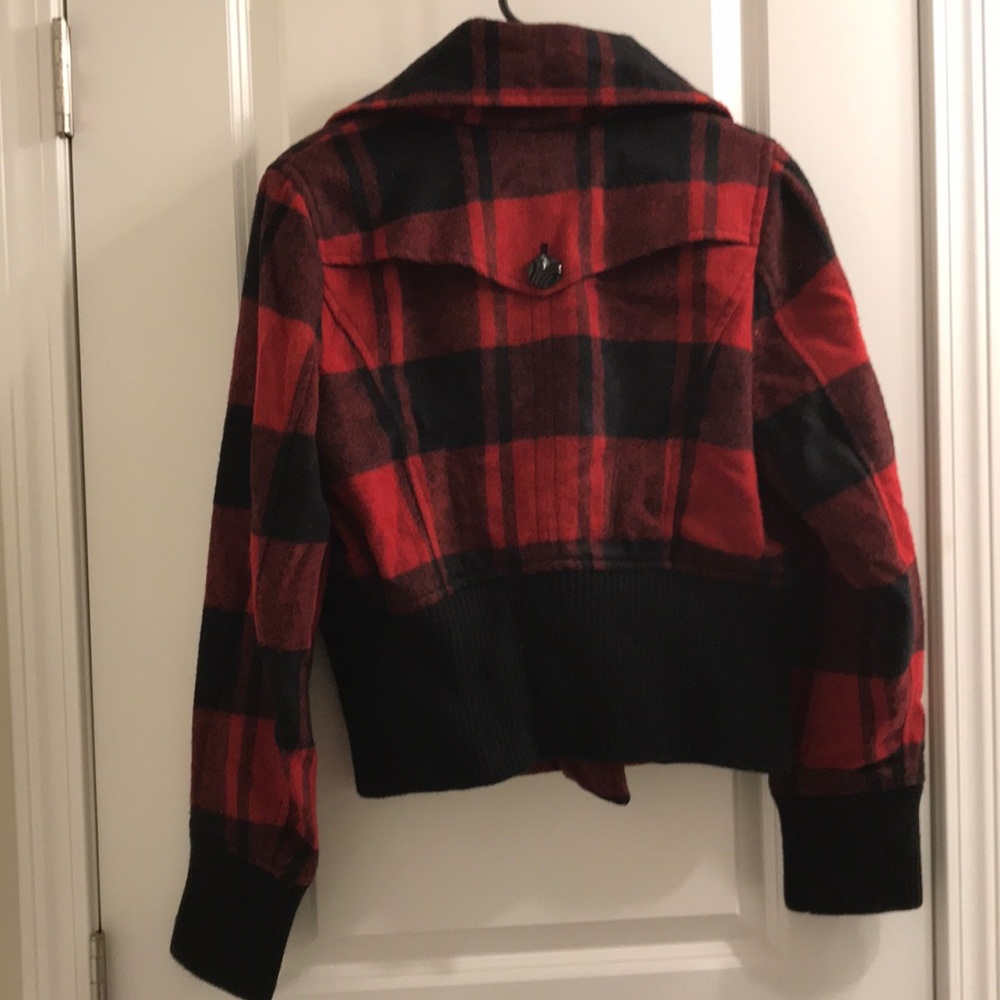 Plaid cropped jacket - Picture 3 of 6